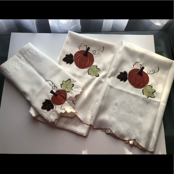 Other 3 Pcs Fall Kitchen Curtains Poshmark